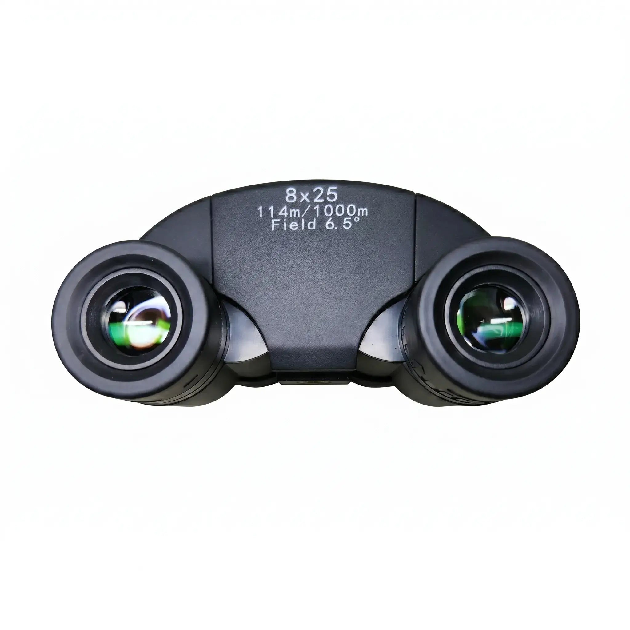Top view of APRESYS M0825 showing 8x25 magnification and 114m/1000m wide field of view specifications.