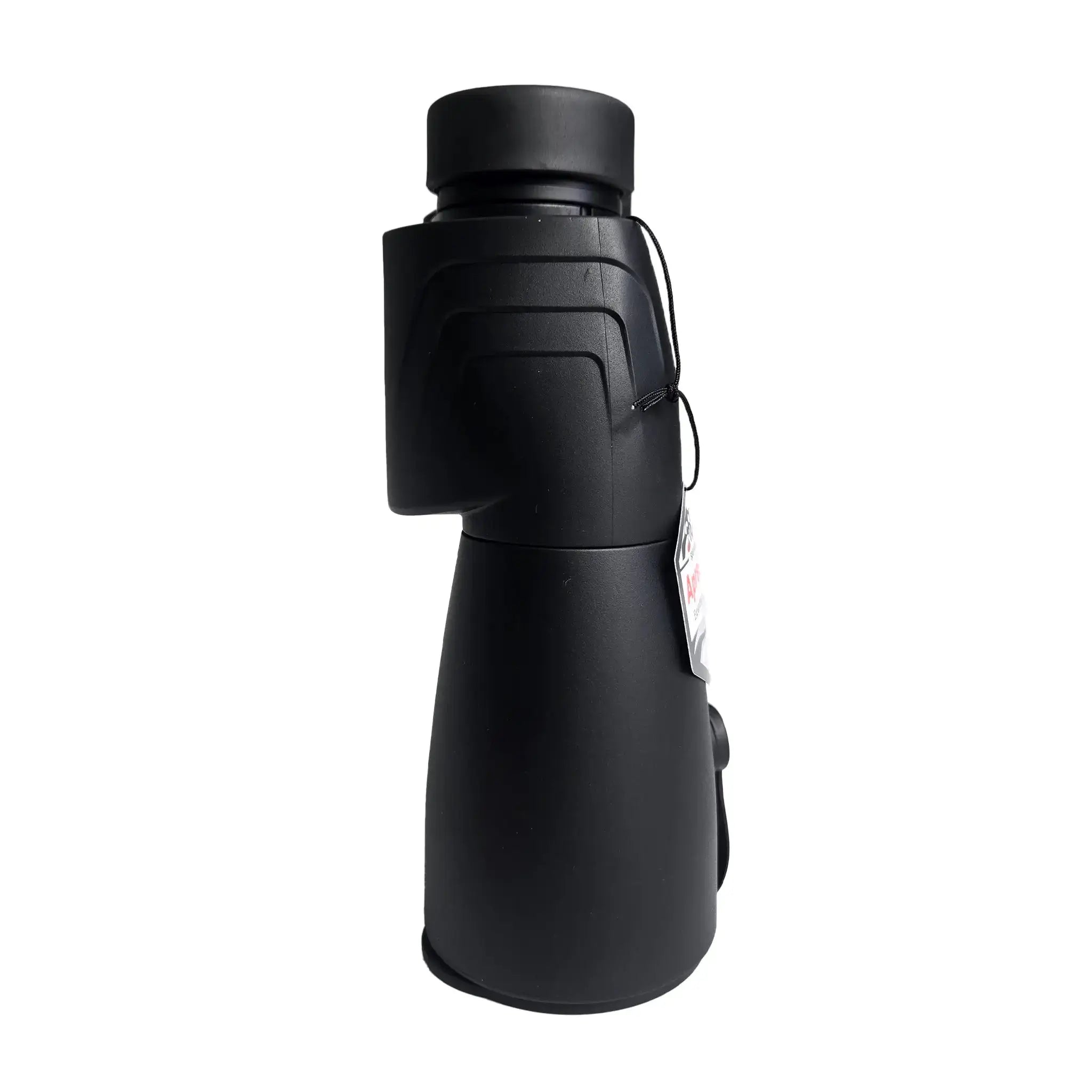 side view of APRESYS M5010 10x50 ED Porro prism binoculars showing ergonomic optical body design and waterproof outdoor construction